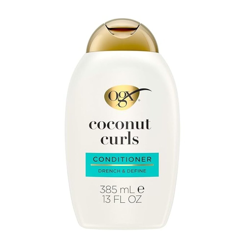OGX Quenching + Coconut Curls Curl-Defining Conditioner, Nourishing Curly Hair